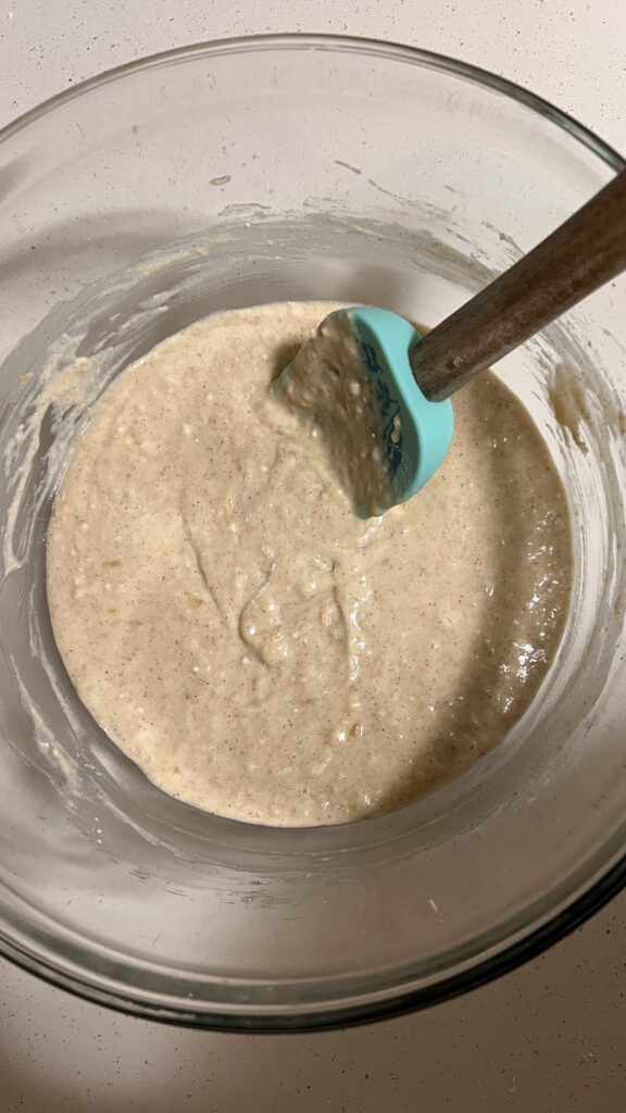 Banana pancake batter