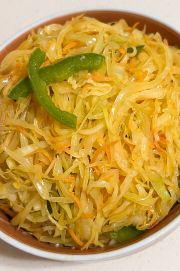 Cabbage in a bowl