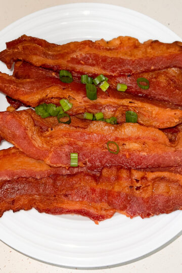 Crispy baked bacon