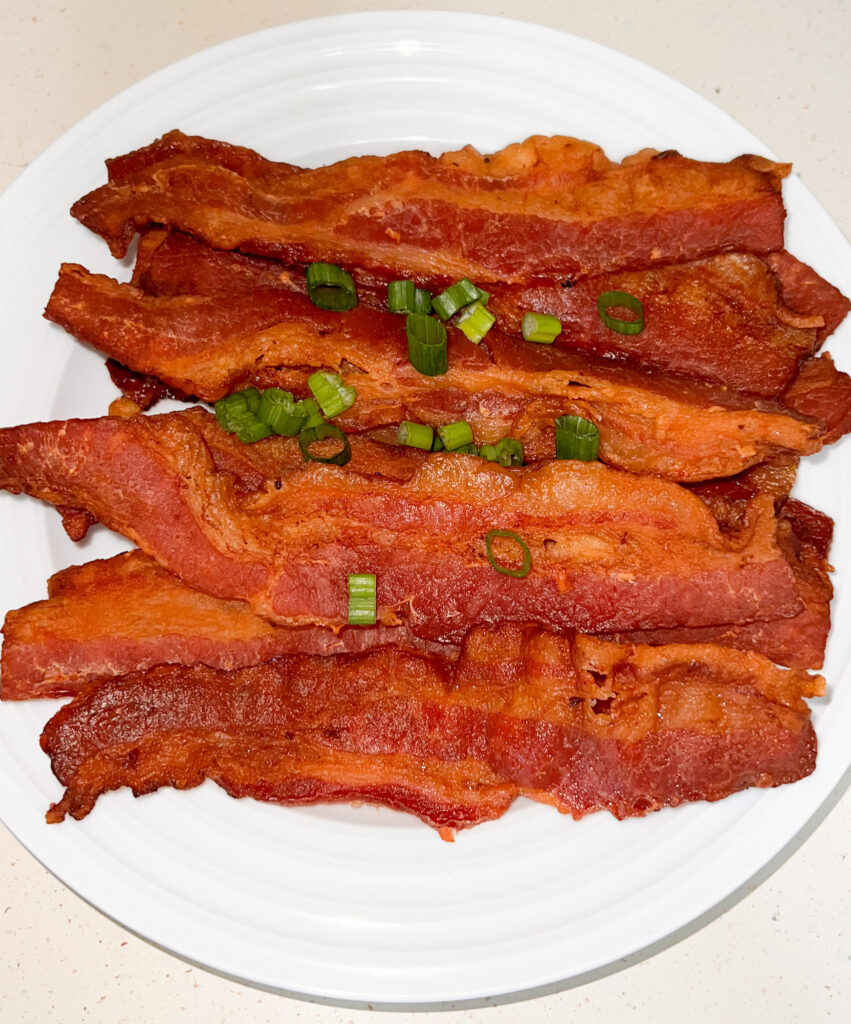 Crispy baked bacon