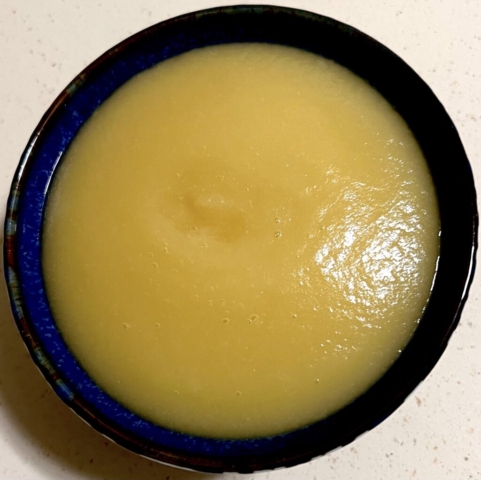 Homemade fresh apple sauce