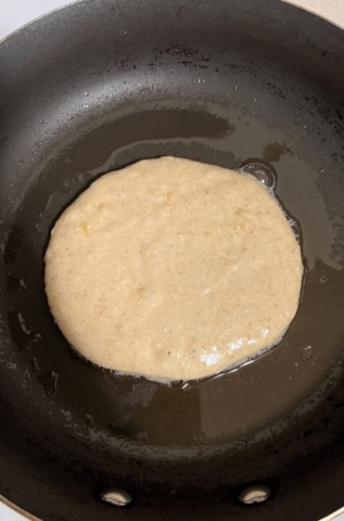 Pancake cooking