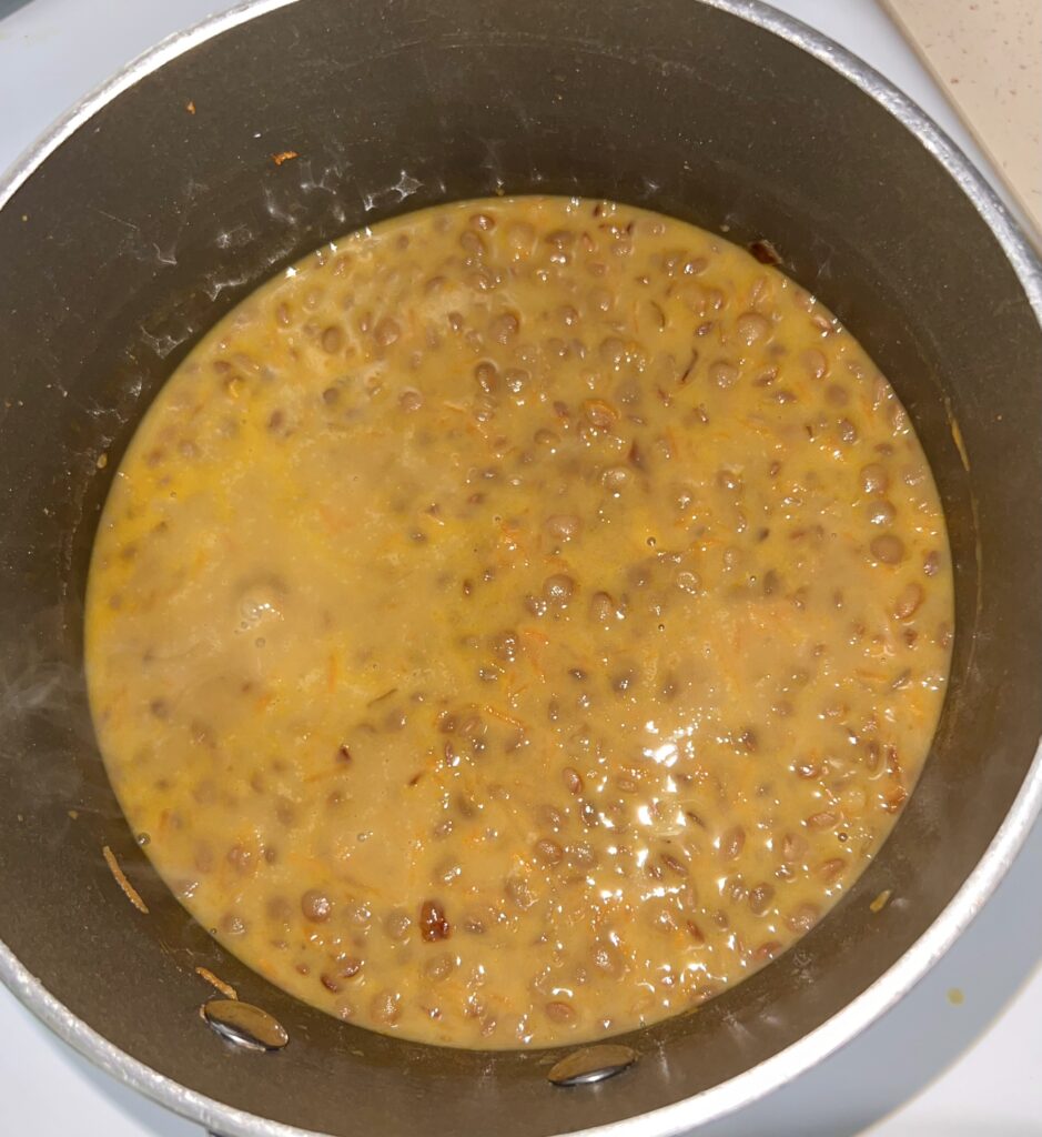 Ready lentil stew