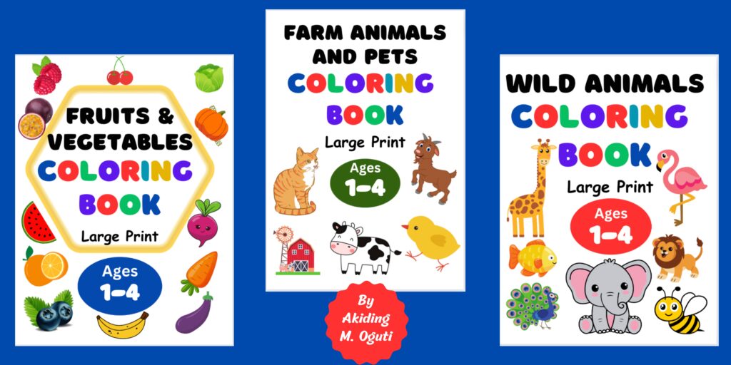 Coloring books for ages 1 to 4