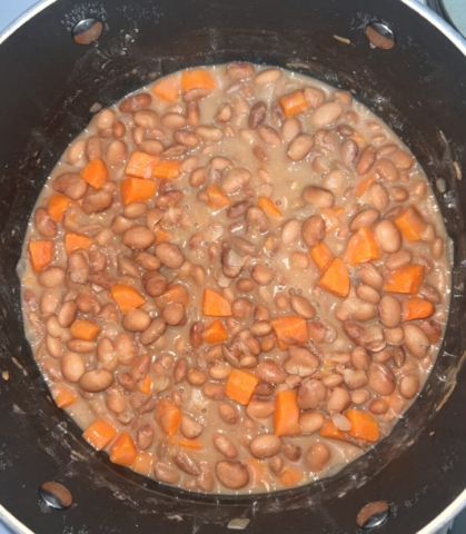 Ready pinto beans stew