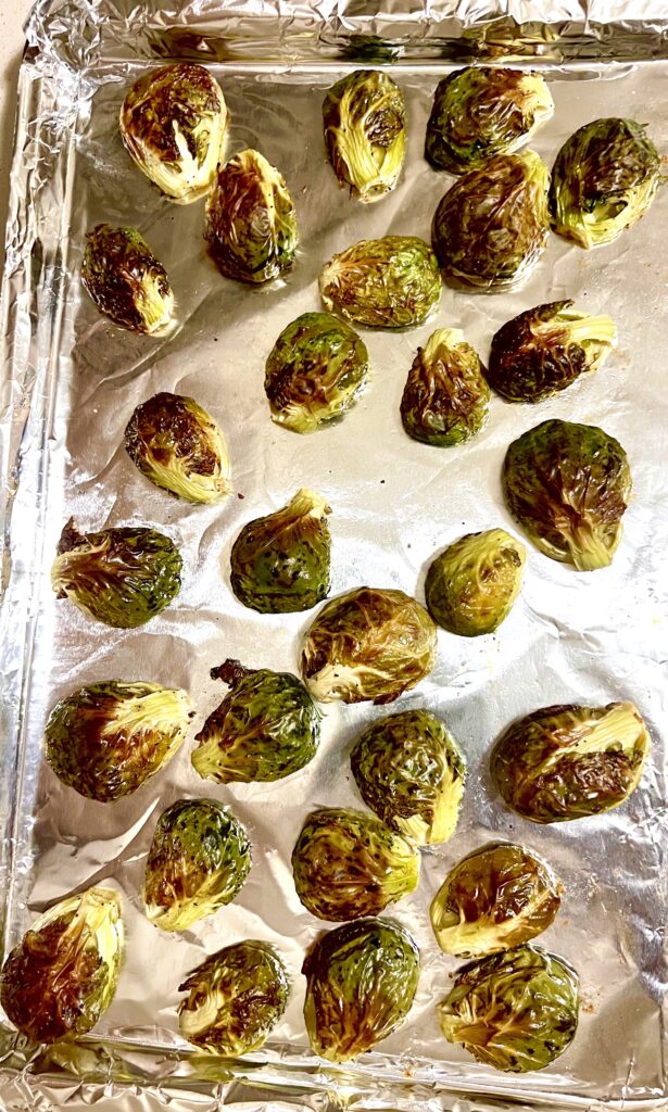 Roasted Brussels sprouts