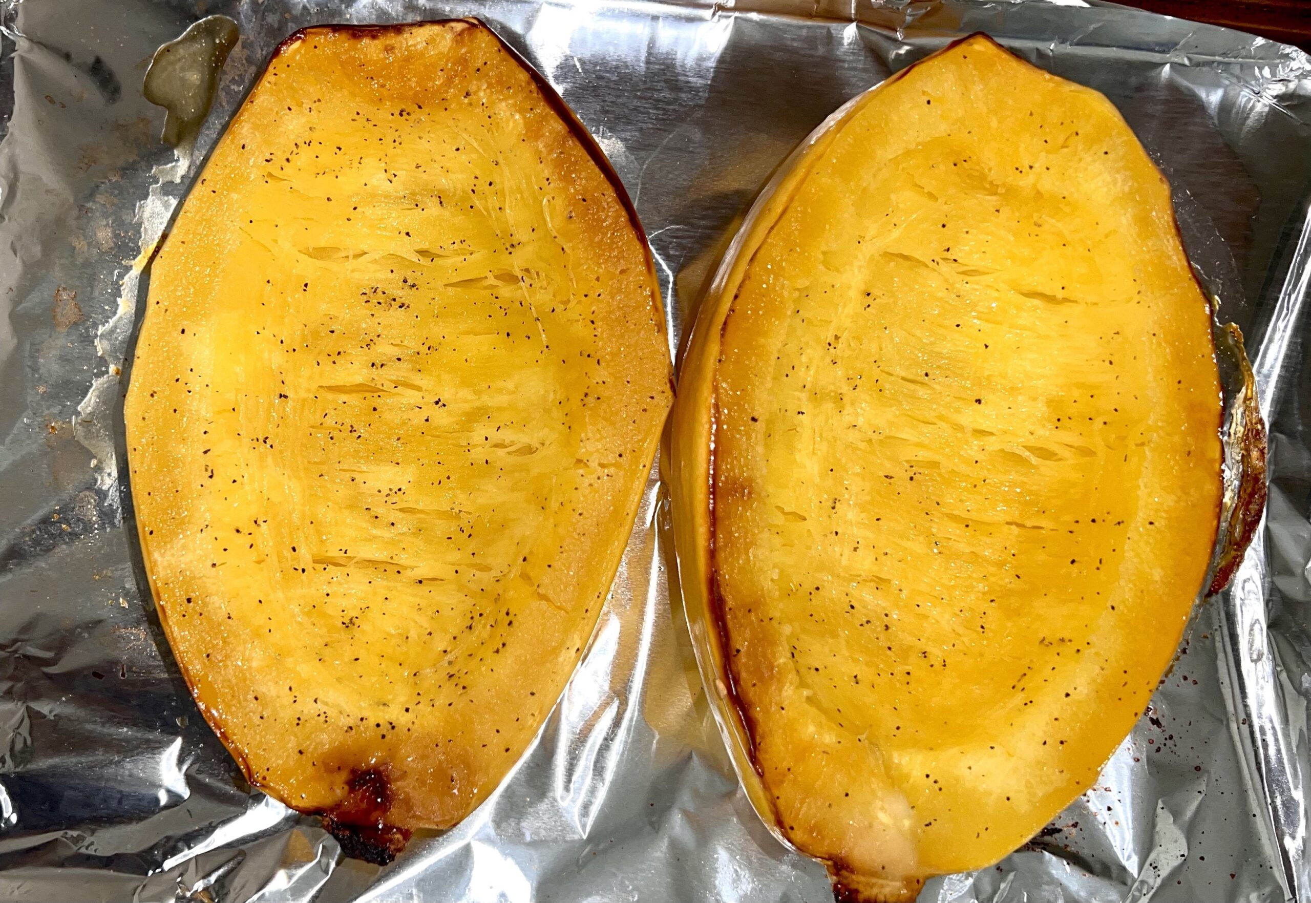 Roasted Spaghetti Squash Upclose