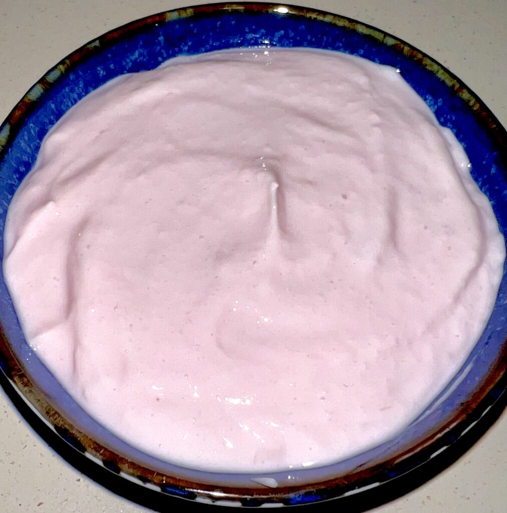 Yogurt in a bowl