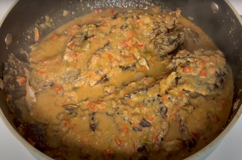 Smoked Tilapia in Groundnut Butter Sauce – A Traditional Kenyan and Ugandan Dish