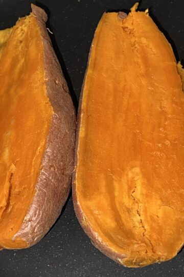 Microwaved Sweet Potatoes