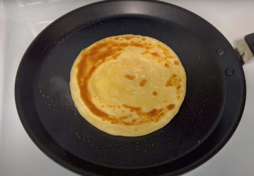 Cooking butter and milk chapati