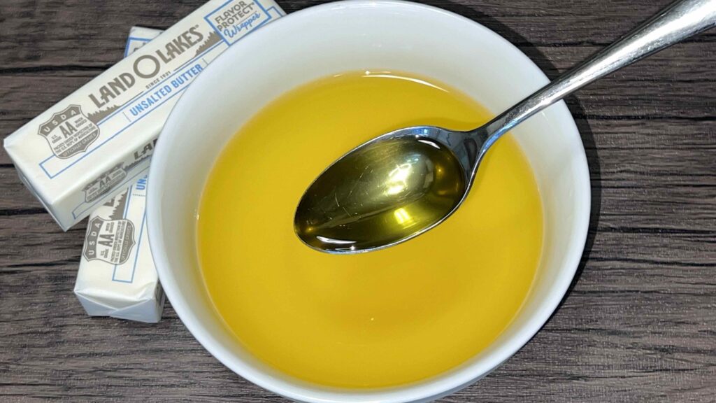 Ghee in a bowl