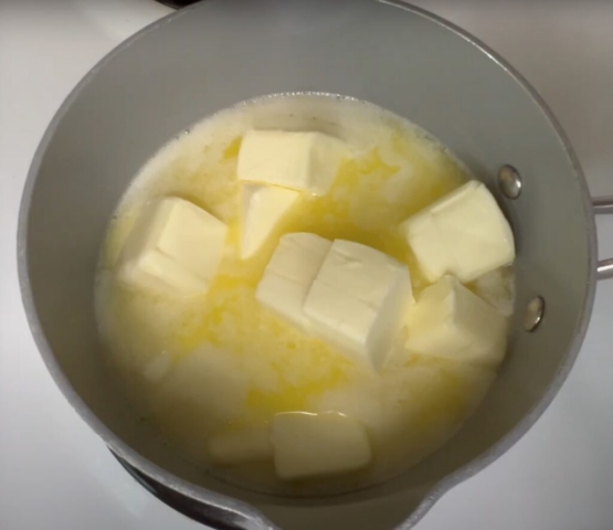 Melting butter