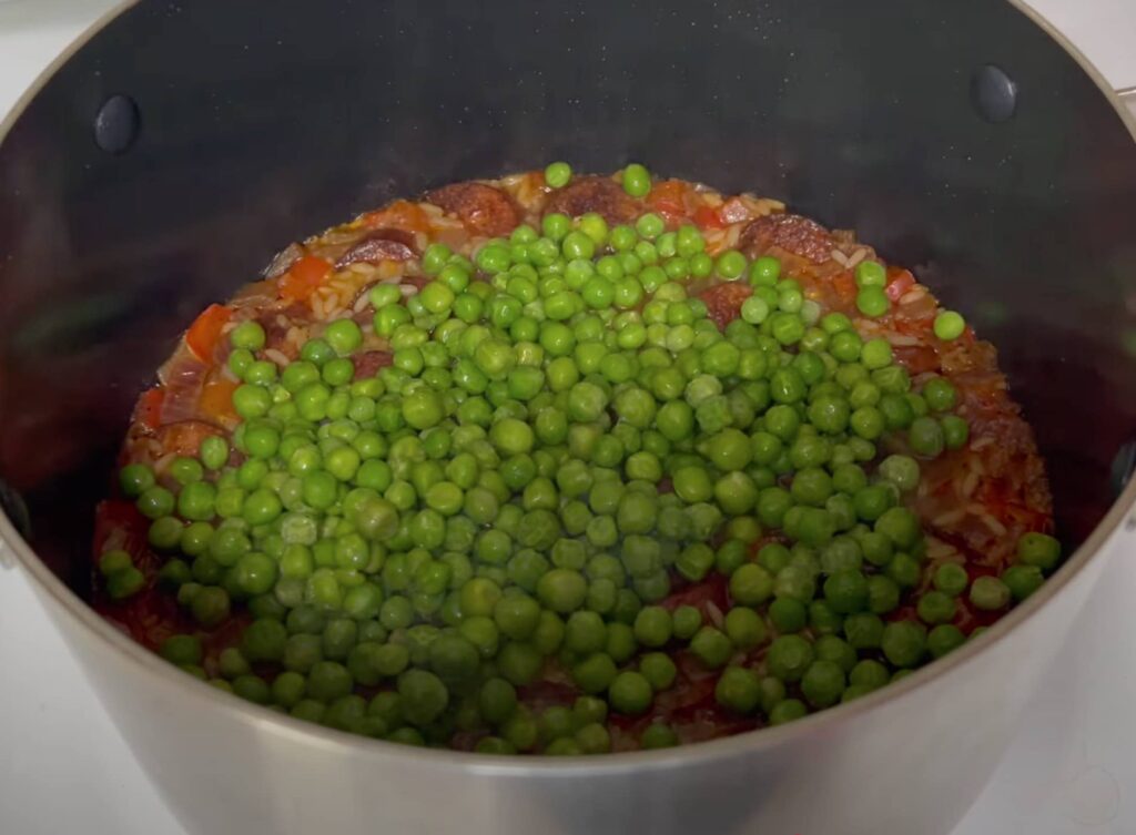 Add peas