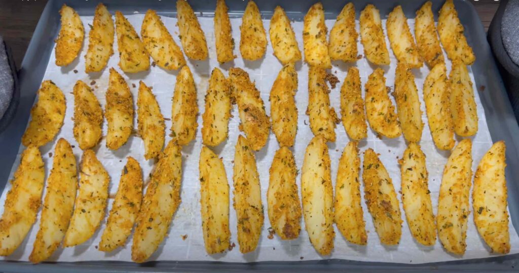 Baked potato wedges