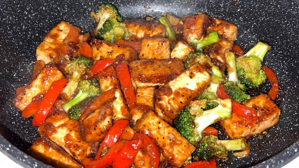 Tofu with vegetables