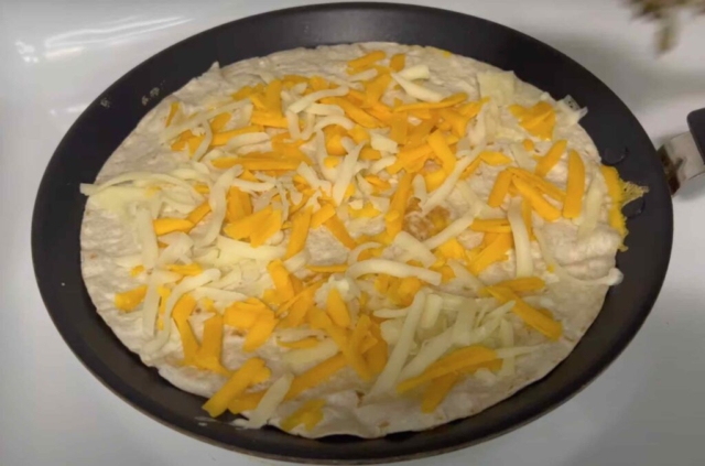 Tortilla with cheese