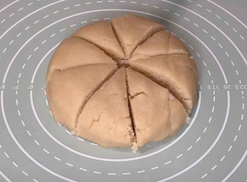 Cookie dough divided