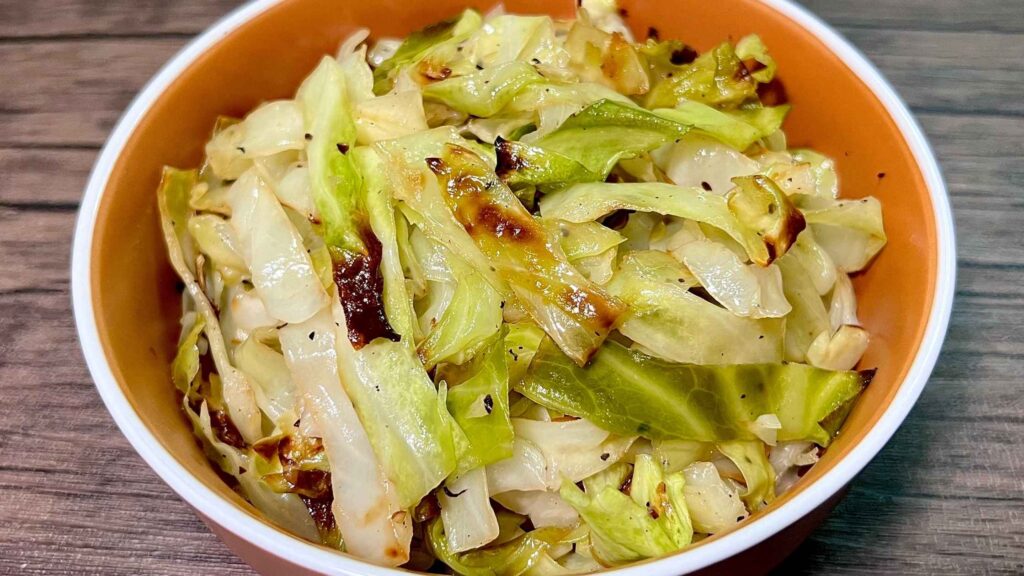 Crispy oven-roasted cabbage image