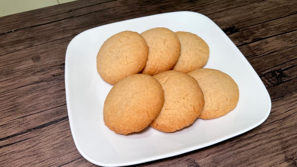 butter cookies on a plate