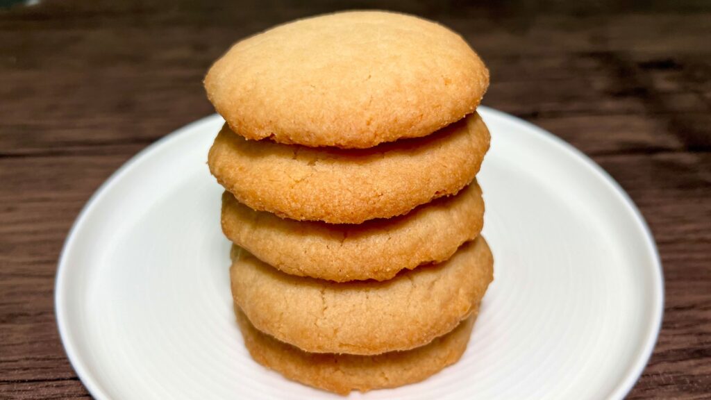 Butter cookies layered