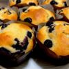 Moist blueberry muffins image